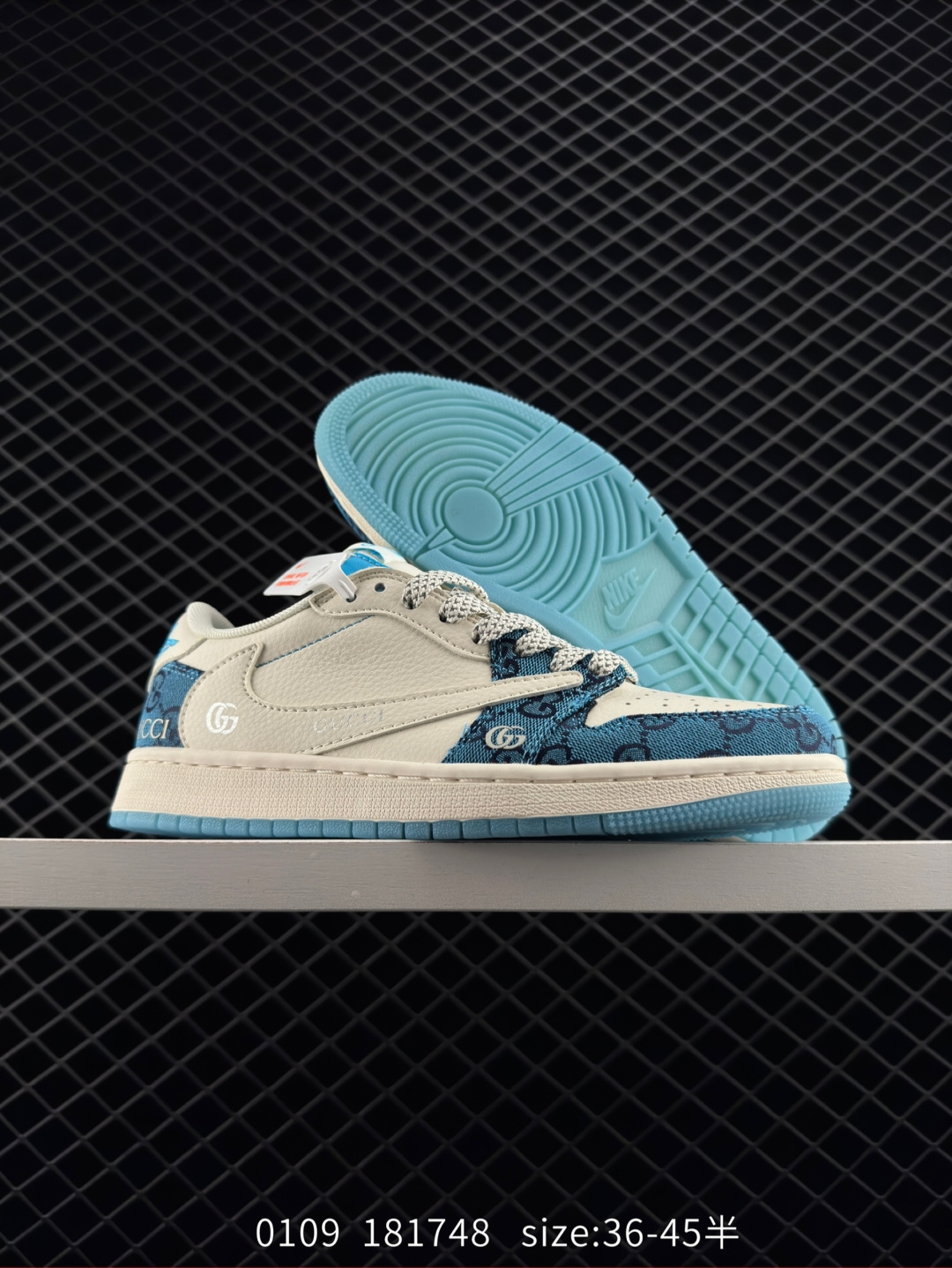 K Travis Scott x Nike Air Jordan 1 Low x Supreme